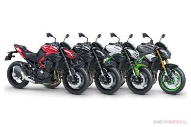 Nieuwe kleuren voor Kawasaki Z900 in 2027