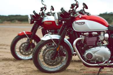 2020 Triumph Bonneville T120 en T100 Bud Ekins special edition