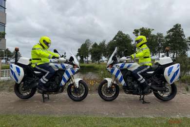 ILT gaat vrachtwagenheffing controleren met Yamaha Tracer 9 GT motoren