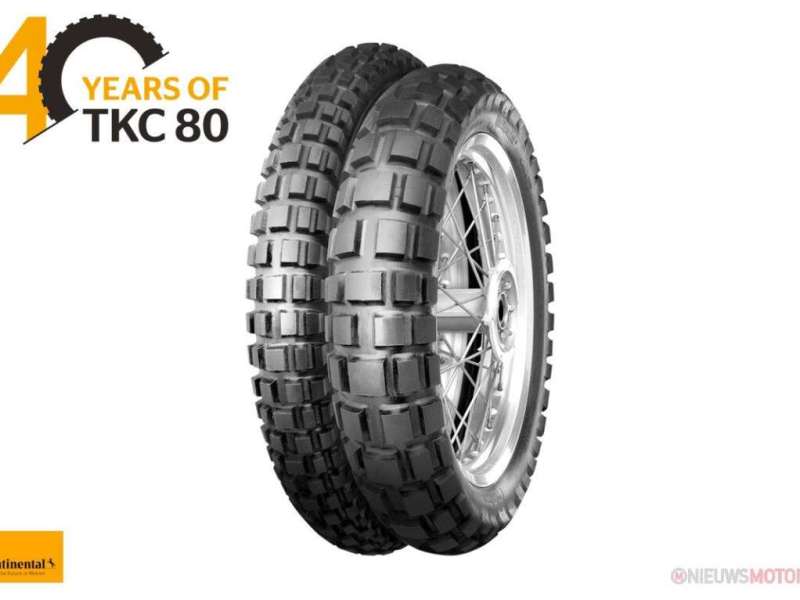 Continental TKC 80 motorbanden nu met jubileumpakket