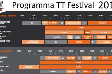 Programma muziek TT-Festival Assen 2019