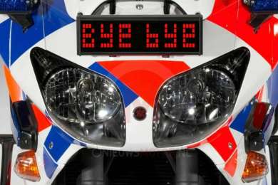 Marechaussee van Yamaha FJR1300 naar BMW R1250RT
