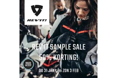 Rev’it Sample Sale 50% korting op adviesprijs