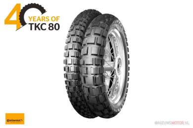 Continental TKC 80 motorbanden nu met jubileumpakket