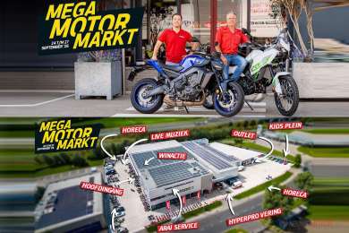 Mega Motor Markt van 24 t/m 27 september bij Goedhart Motoren