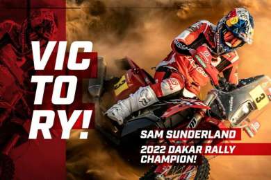 Sam Sunderland (GasgGas/KTM) wint Dakar Rally 2022 bij motorrijders