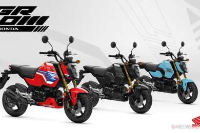 Honda introduceert nieuwe kleuren voor MSX125 Grom